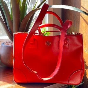 Tory Burch Robinson Double zip tote